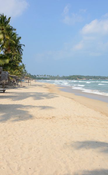 Beachfront in Uppuveli, Sri Lanka